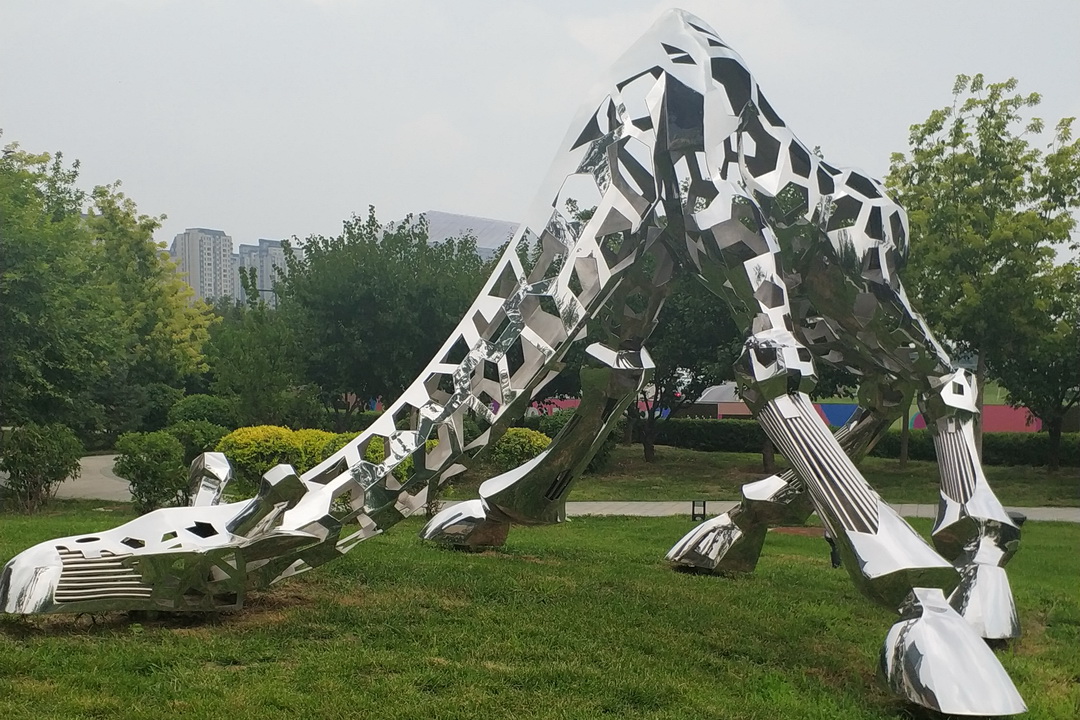 公园不锈钢景观动物雕塑